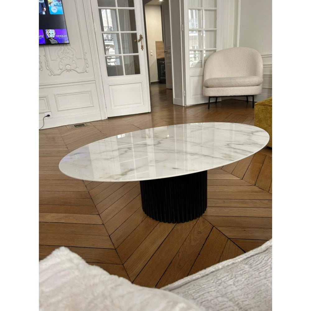 Cambridge Round Marble Coffee Table