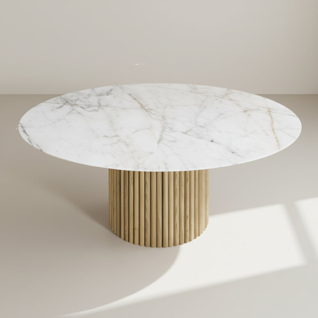 Cambridge Round Marble Coffee Table