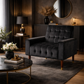 VelvetGlow Armchair