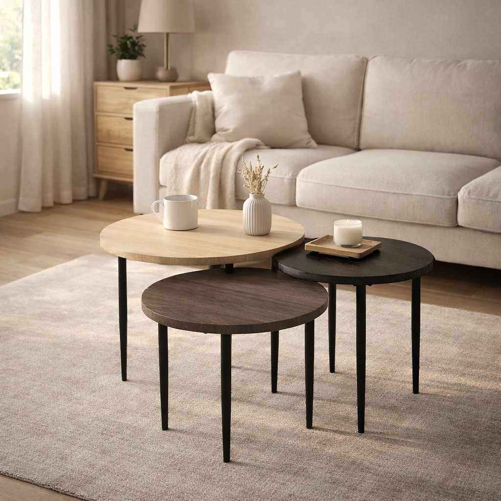 Valeno Set of 3 Coffee Tables