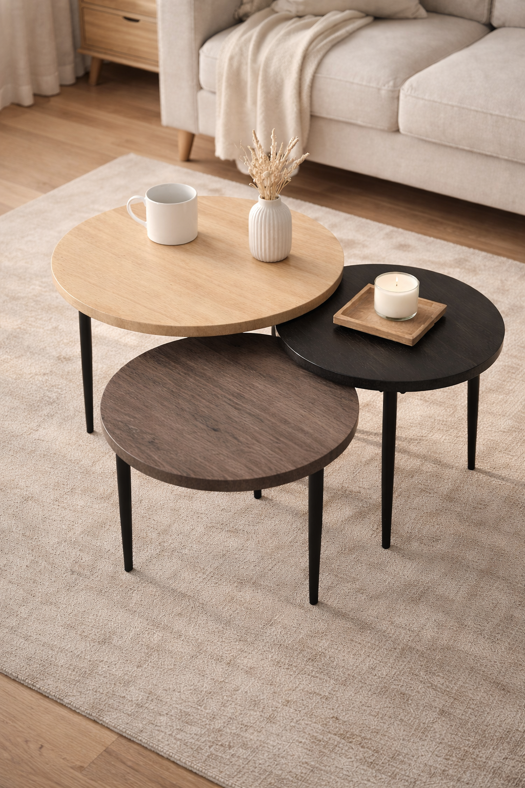 Valeno Set of 3 Coffee Tables