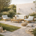 Veronica 4-Person Outdoor Seating | Teak Wood