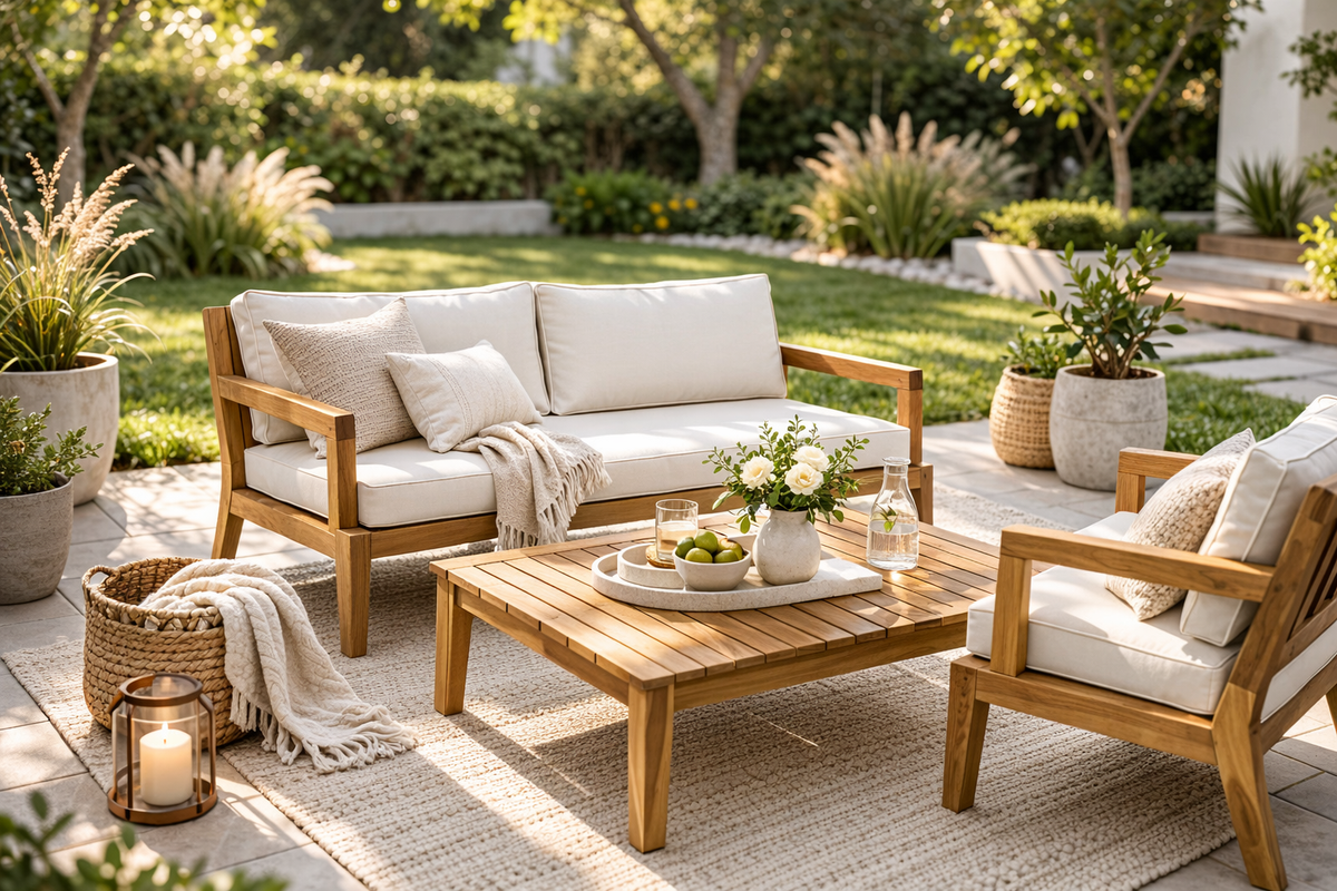 Ella 4-Person Outdoor Sitting / Teak Wood