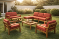 Ava Grove 7-Person Outdoor Seating / Teak Wood