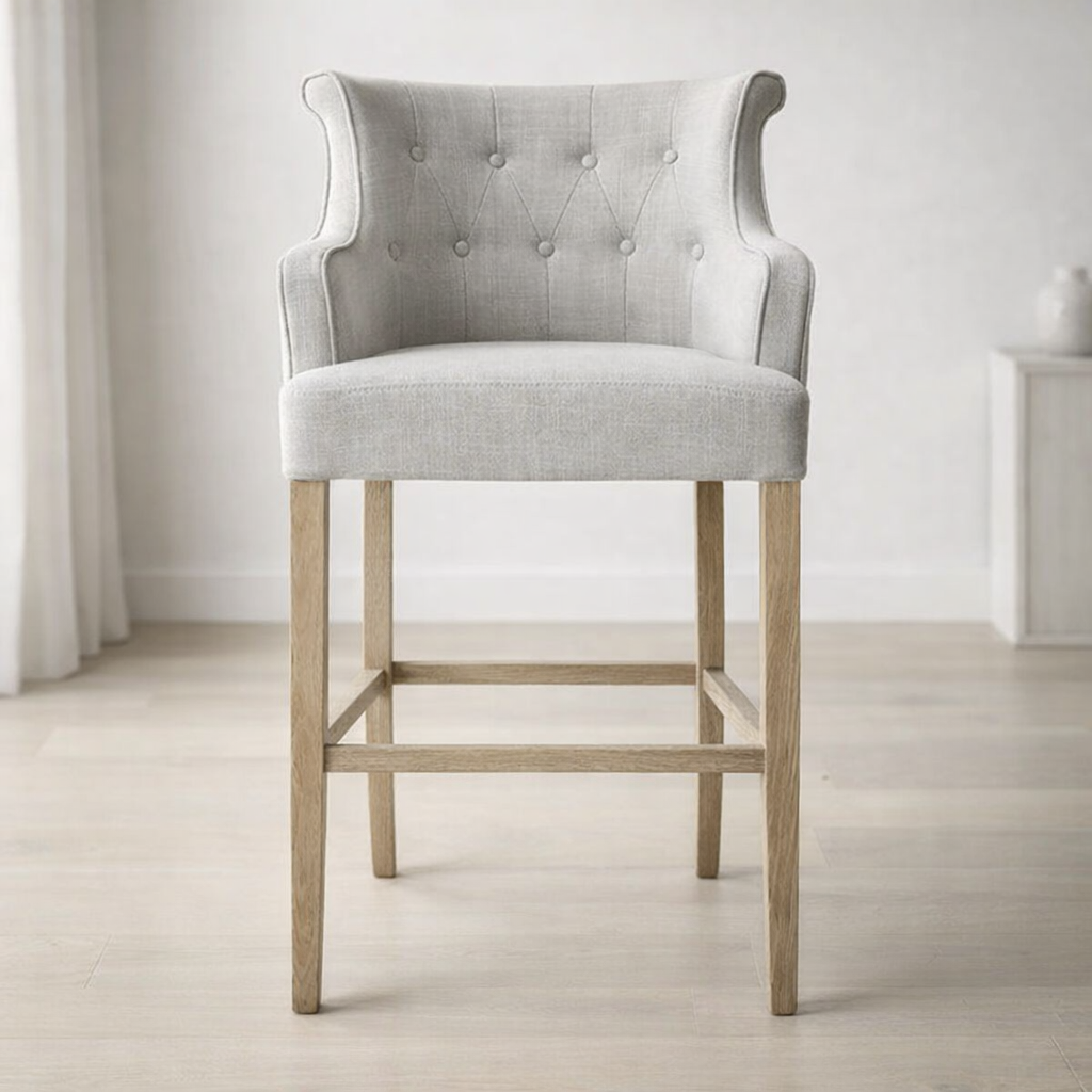 Abdul Wood Barstool