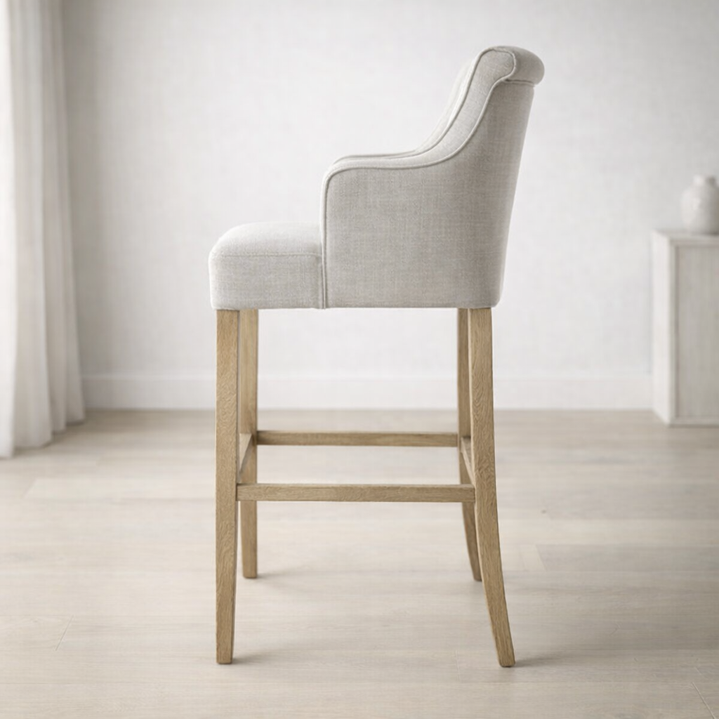 Abdul Wood Barstool