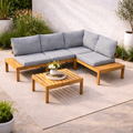 Harmony 3 piece Sectional Set / Teak Wood