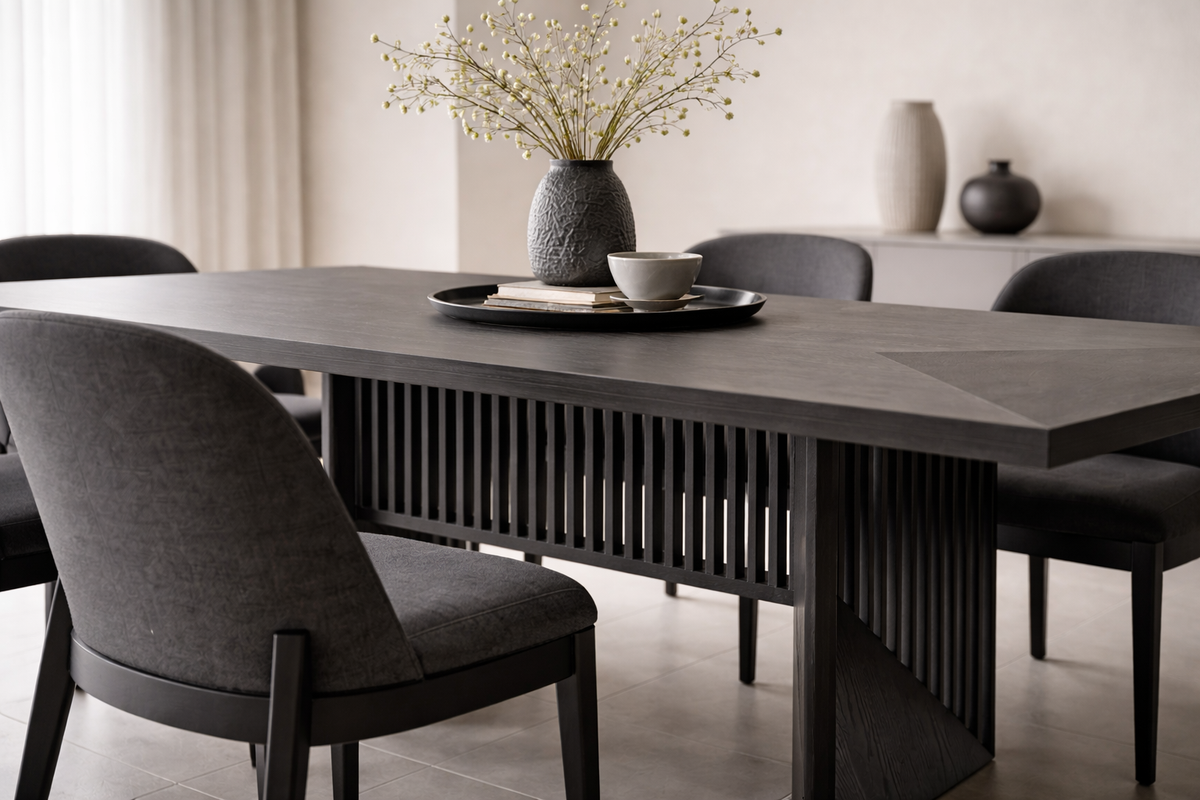 Ace Rectangular Wooden Dining Table