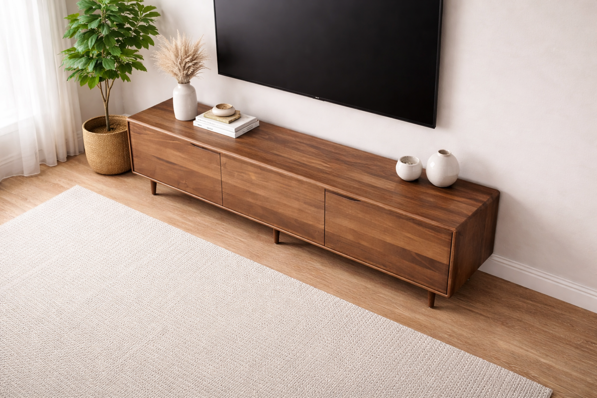 Invito Solid Wood TV Unit
