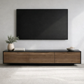 Saim TV Unit Walnut & Black