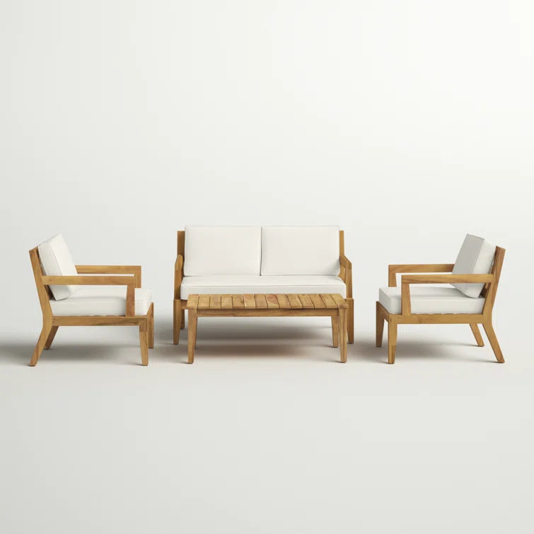 Ella 4-Person Outdoor Sitting / Teak Wood