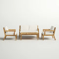 Ella 4-Person Outdoor Sitting / Teak Wood