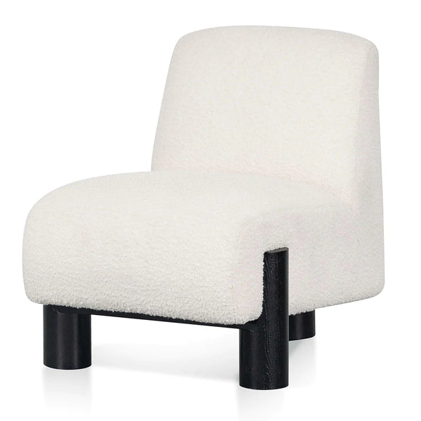 White armless chair hotsell