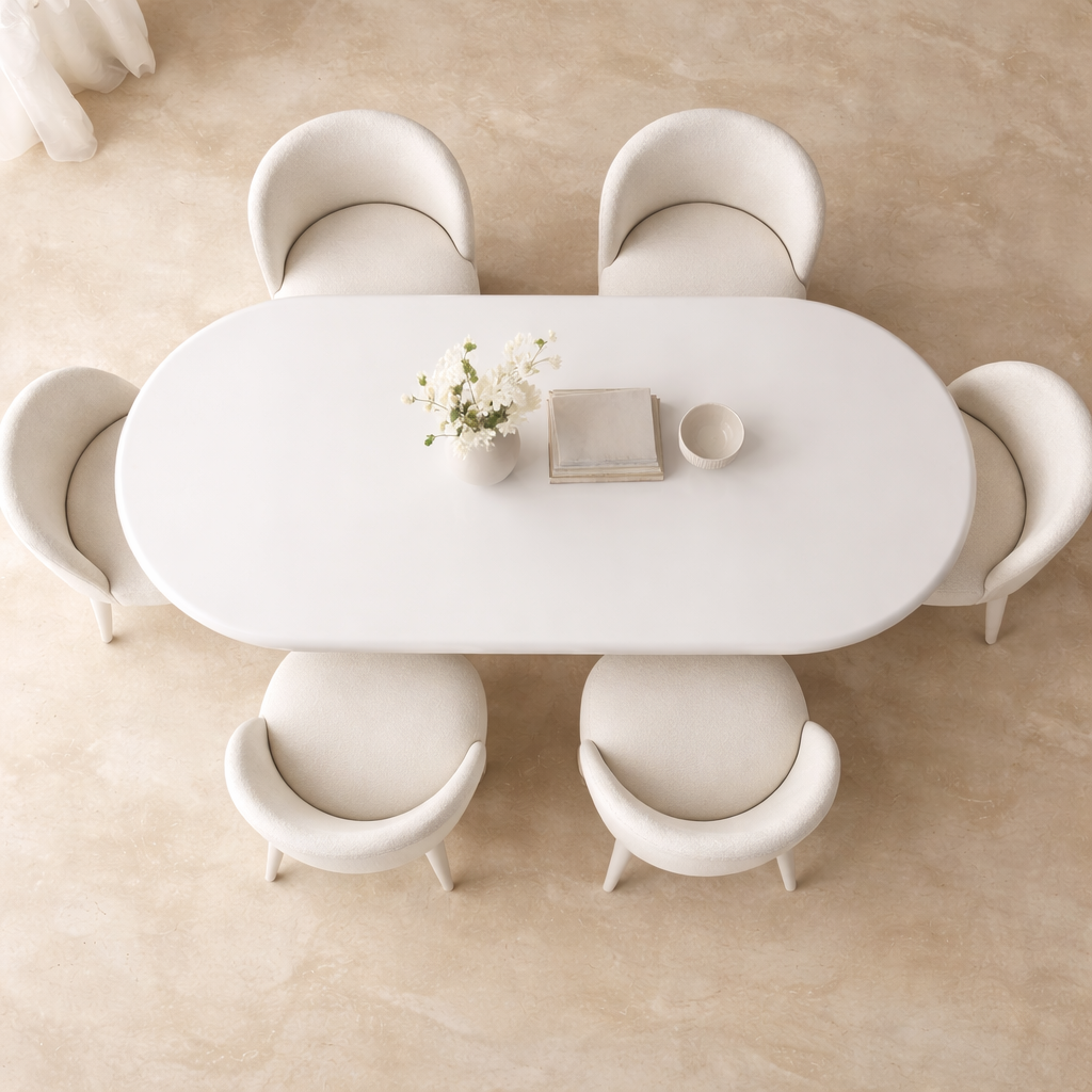 Gordon Capsule-Shaped Dining Table