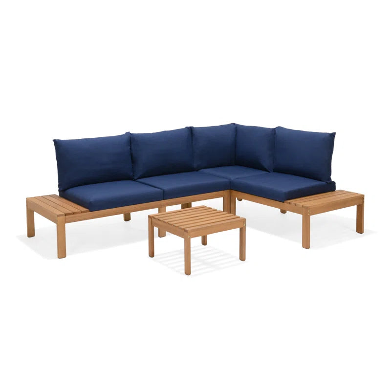 Harmony 3 piece Sectional Set / Teak Wood