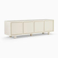 Higa modern media console with storage cabinets UAE