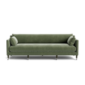 Front View shot of the Hwan Sofa showcasing its structured silhouette and deep seat cushions