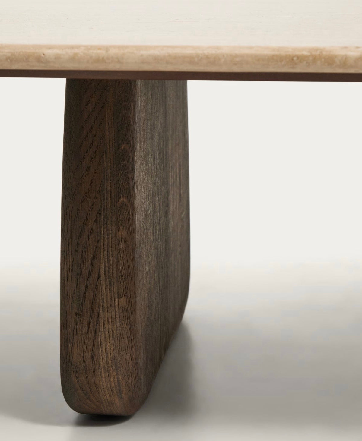 Sabel Travertine Top Coffee Table