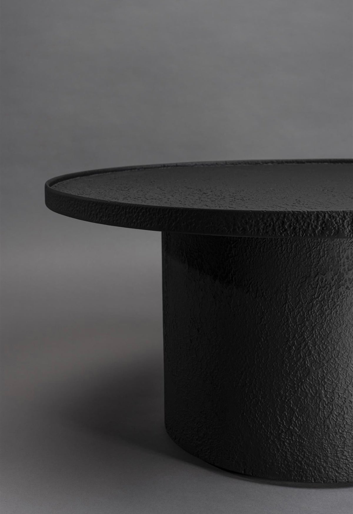 Jakob Concrete Black Coffee Table