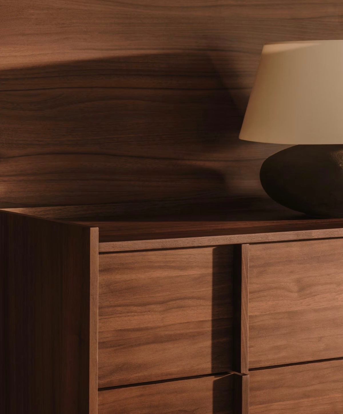 Chest of drawers walnut
