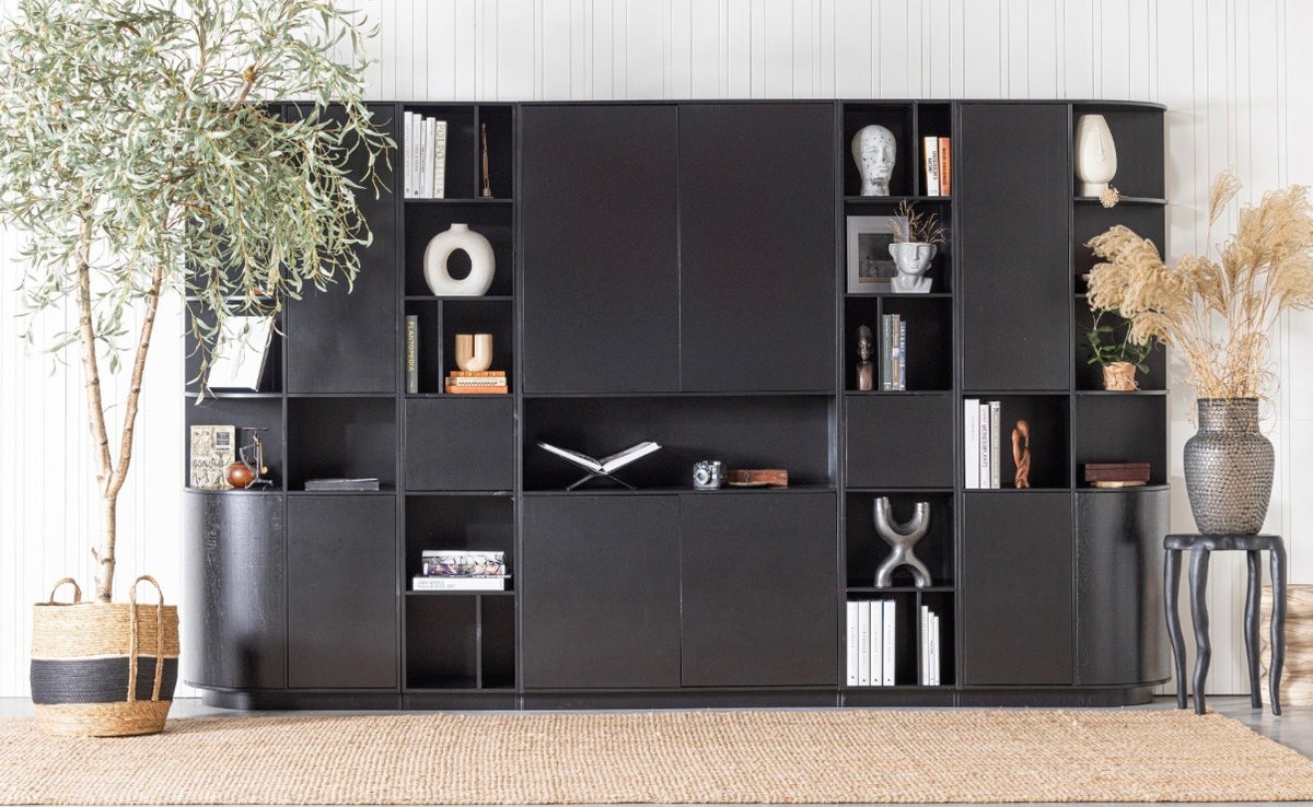 Alex Black Shelf Storage