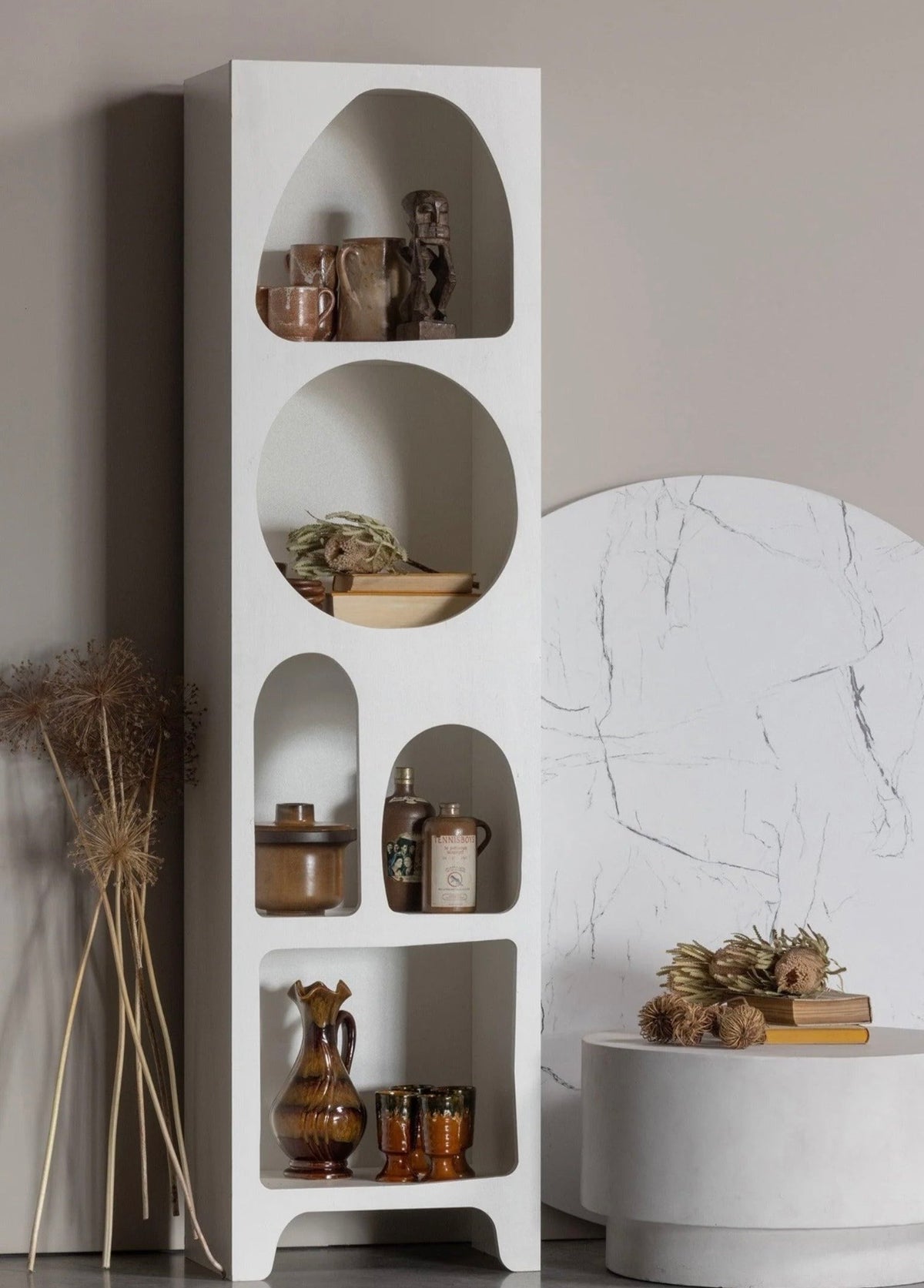 Slim White Shelf