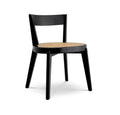 Alvira Black Rattan Chair