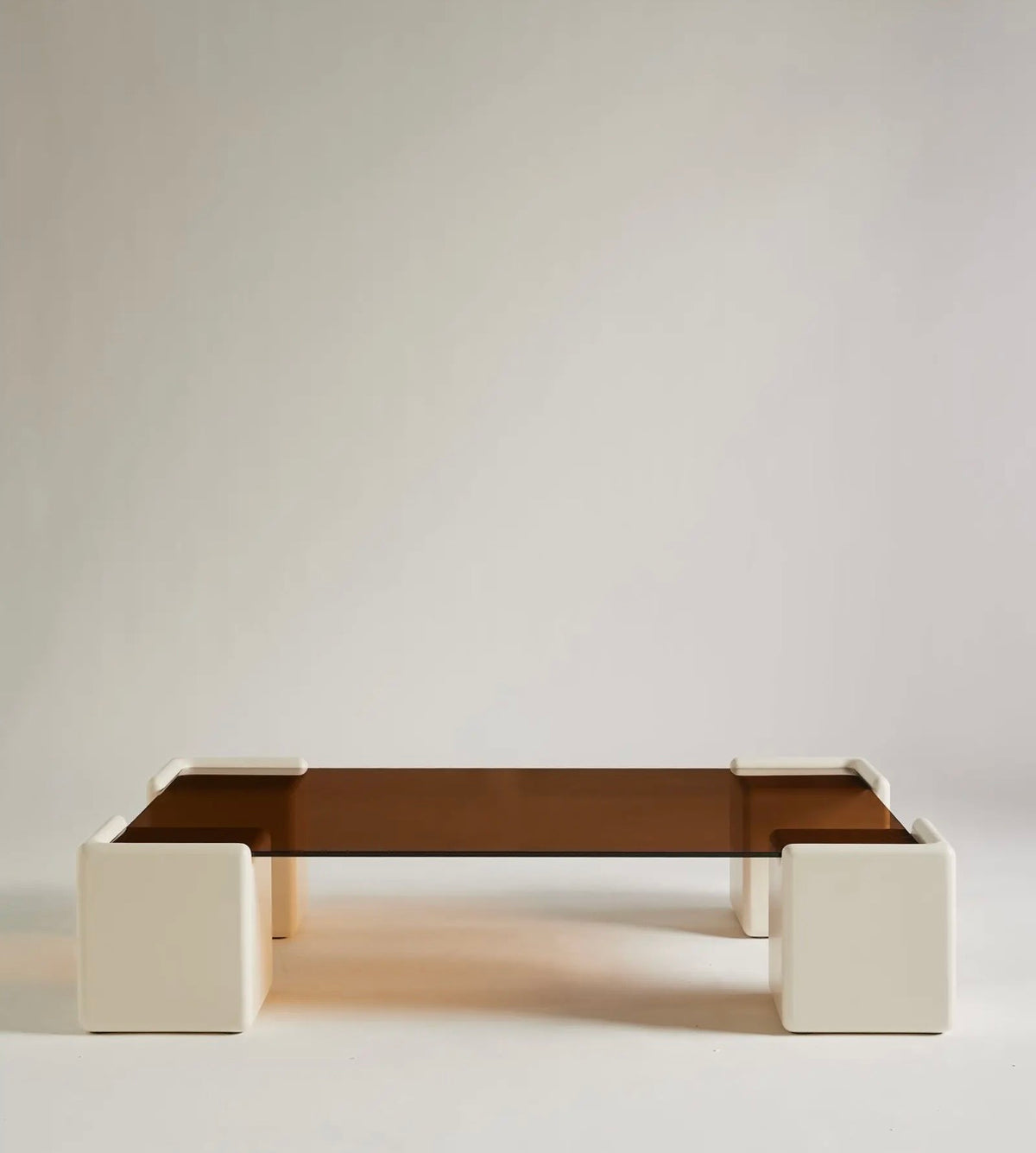 Glass Upholi Coffee Table