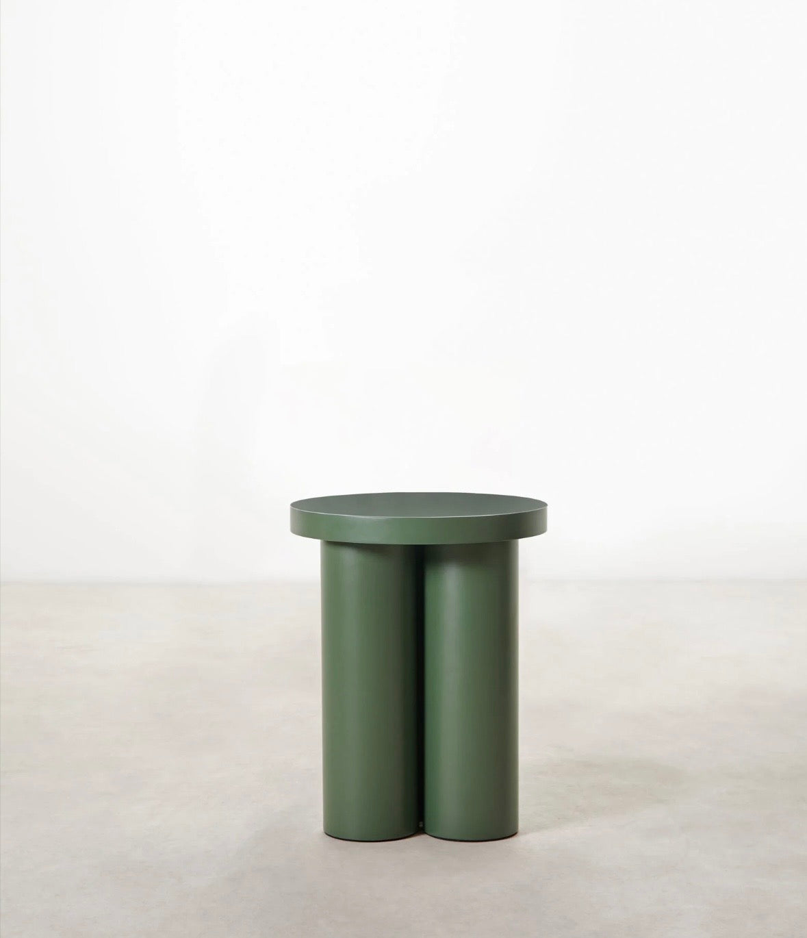Aliya Army Green Side Table