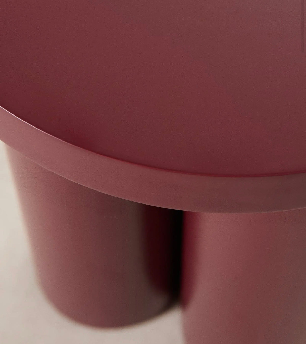 Aliya Burgandy Side Table