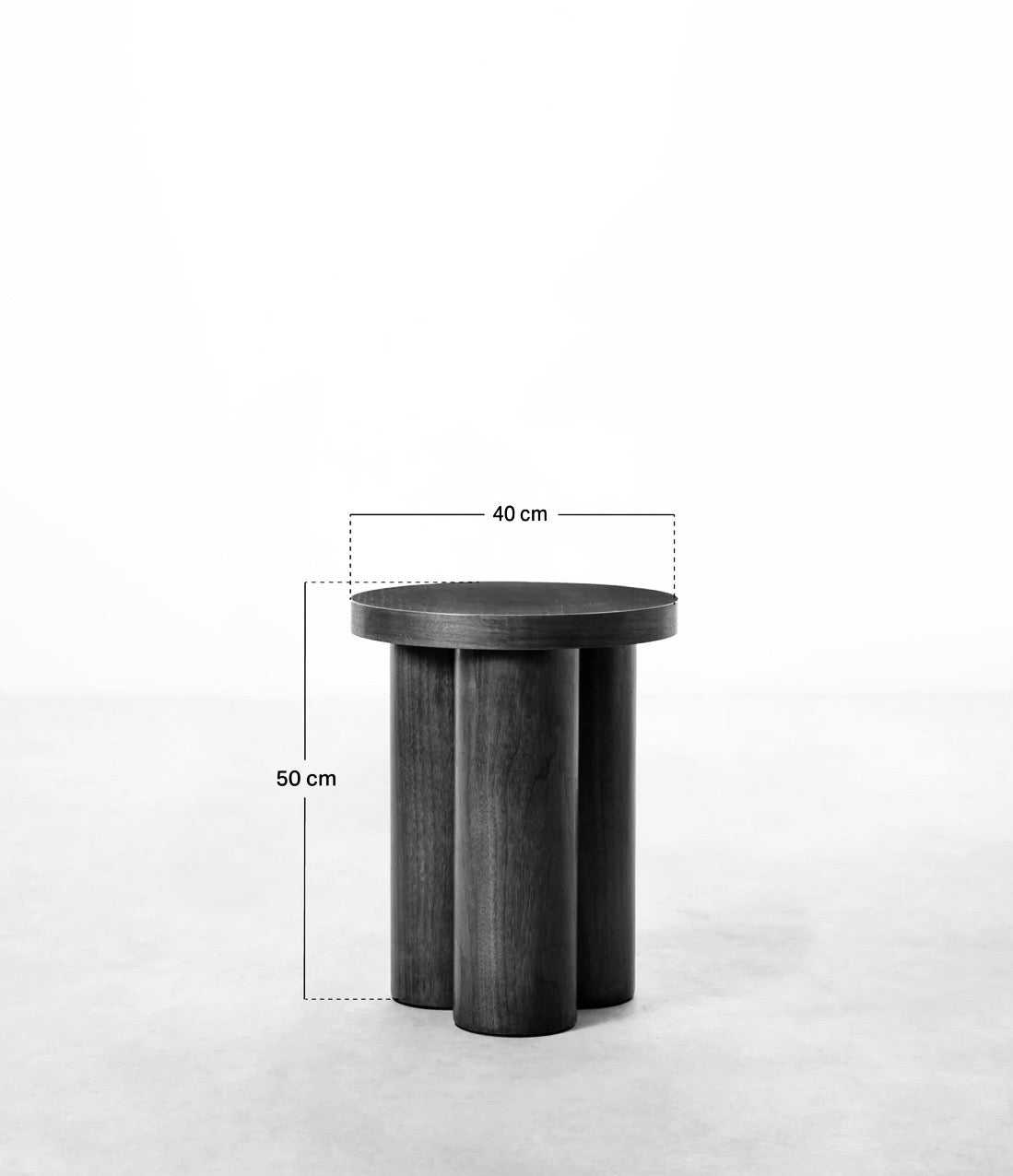 Aliya Burgandy Side Table