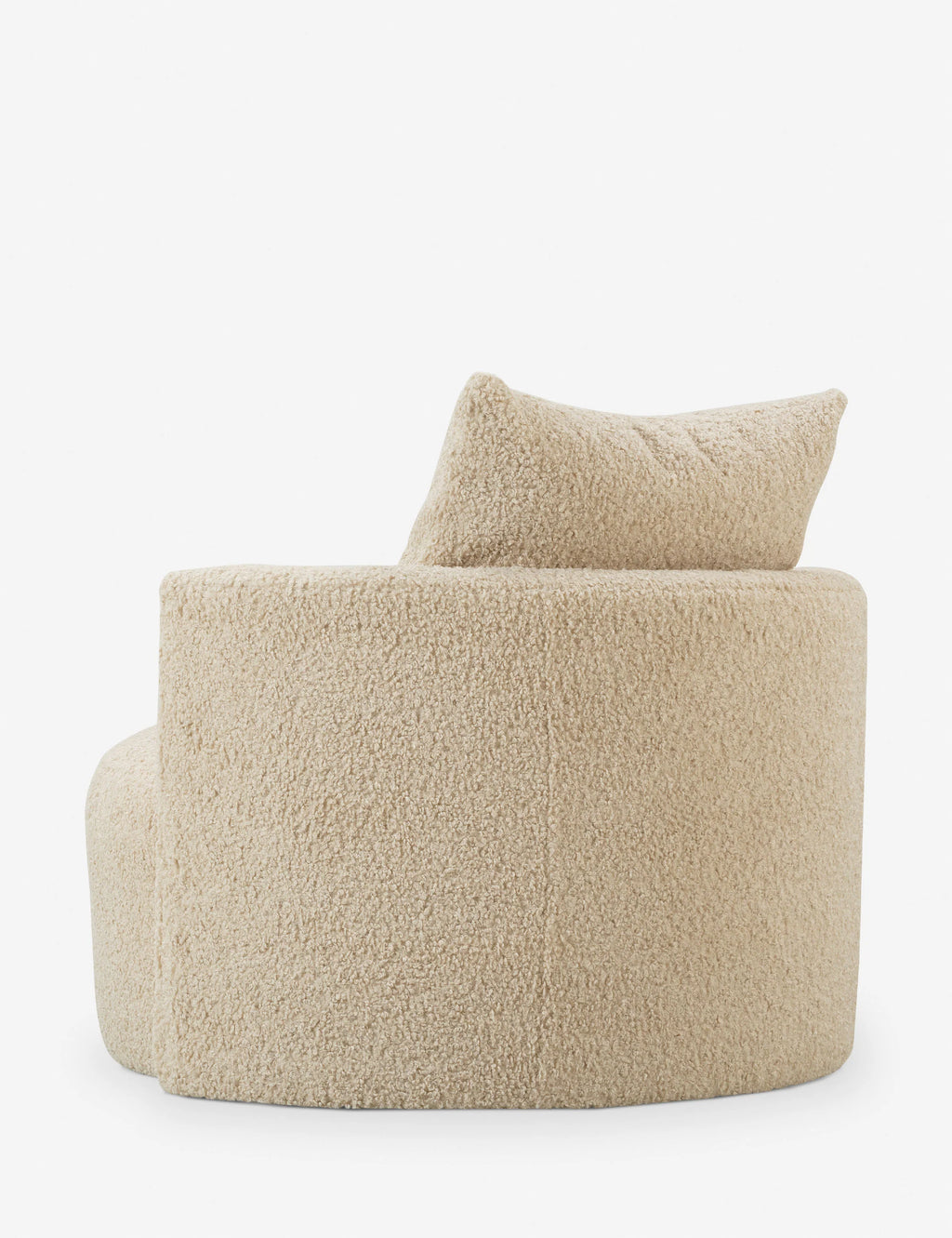 Back view image of Jong Lounge Chair emphasizing modern silhouette.