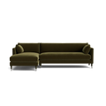Lennart Sectional Sofa in balsam classic velvet.