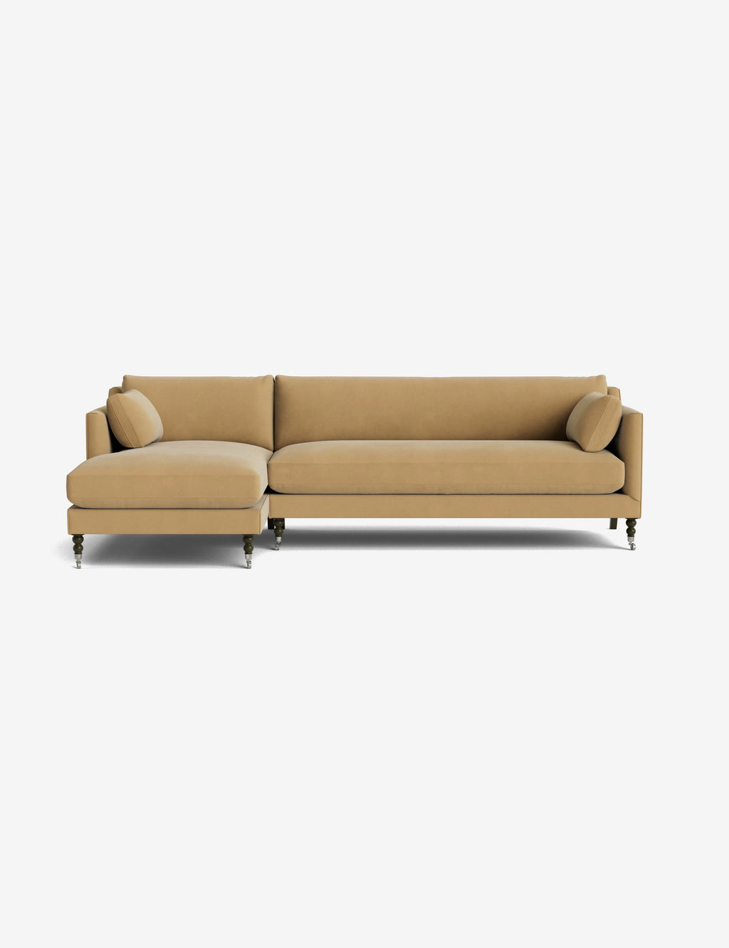 Lennart Sofa in deep camel, featuring modular design and plush seating for contemporary homes