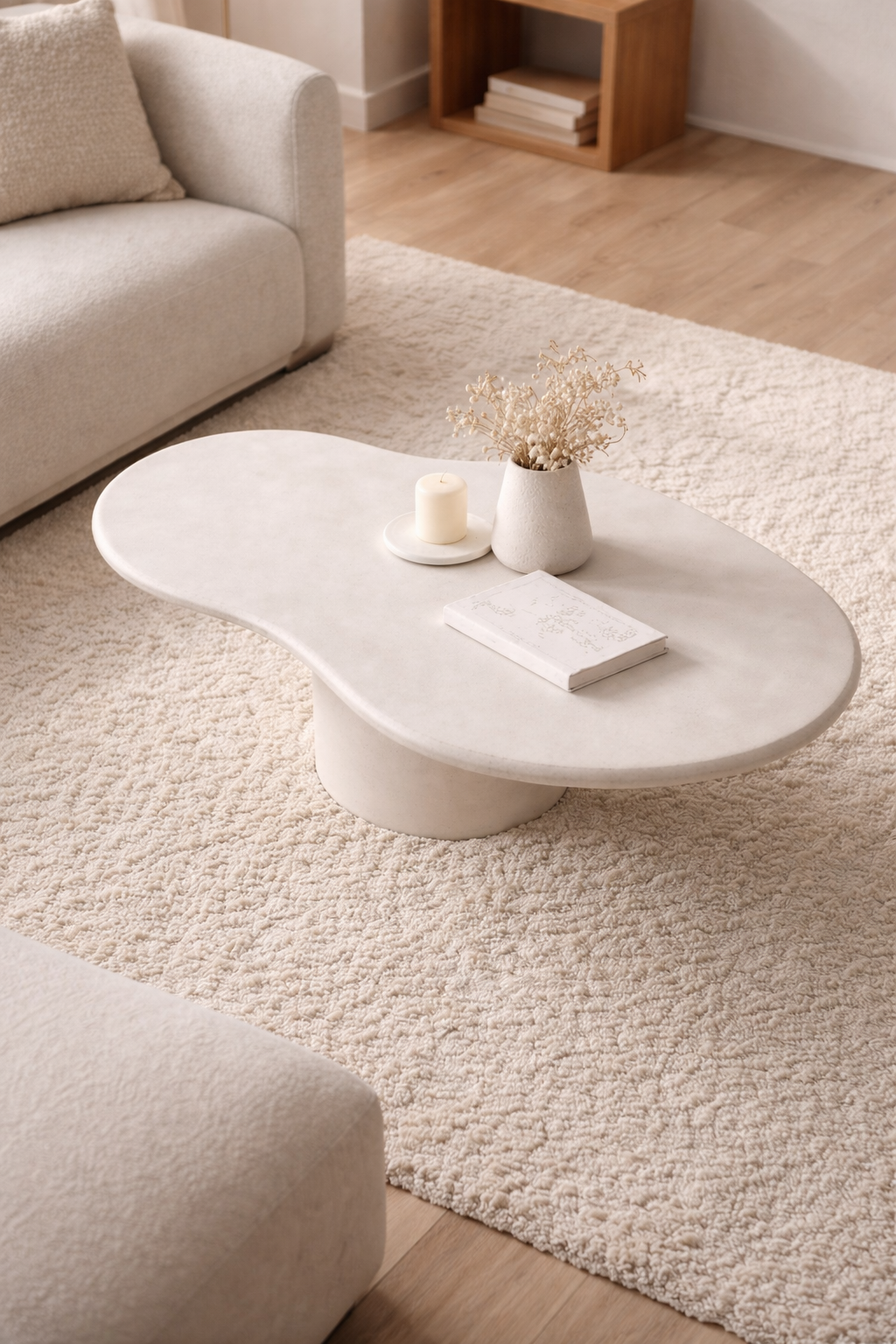 Mort Micro Cement Coffee Table 