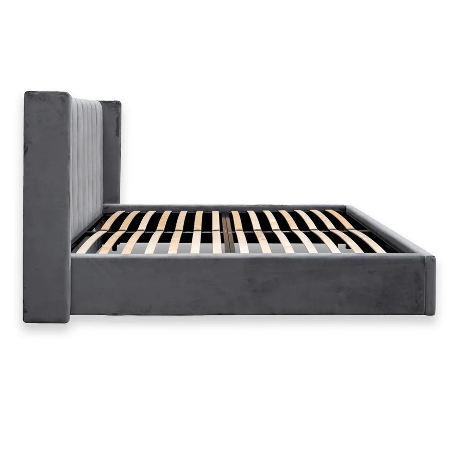 Side view of Mortimer Upholstered Bed