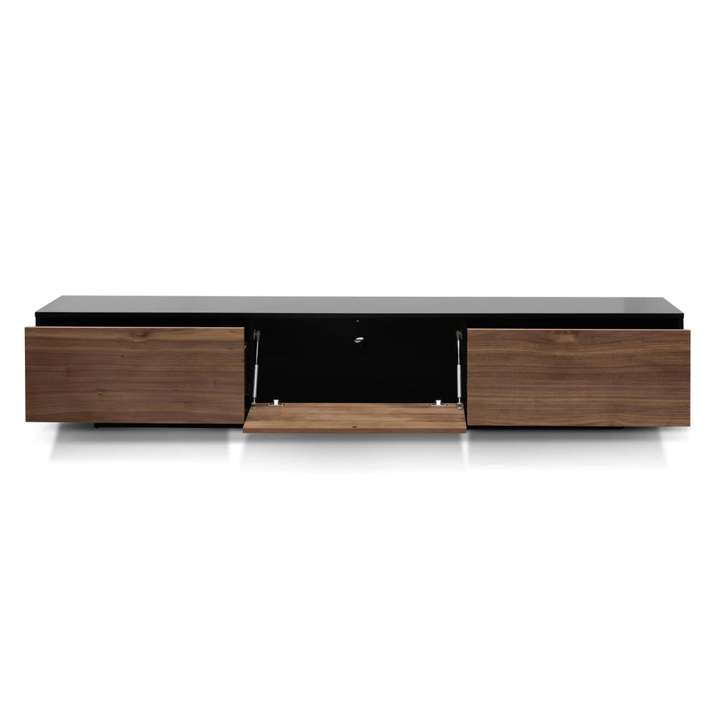 Saim Tv Unit Walnut+Black-AL HAYAT