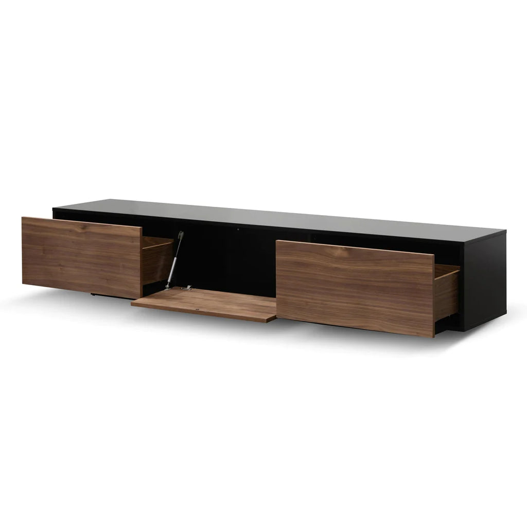 Saim Tv Unit Walnut+Black-AL HAYAT