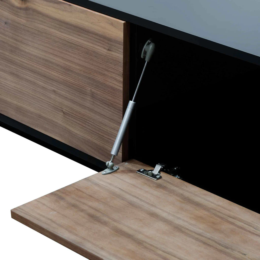 Saim Tv Unit Walnut+Black-AL HAYAT