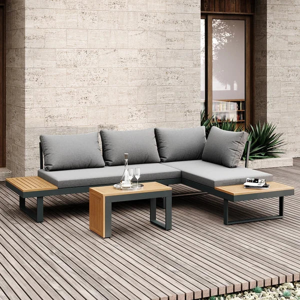 Serena's 3-Piece Sectional Outdoor Sofa Set