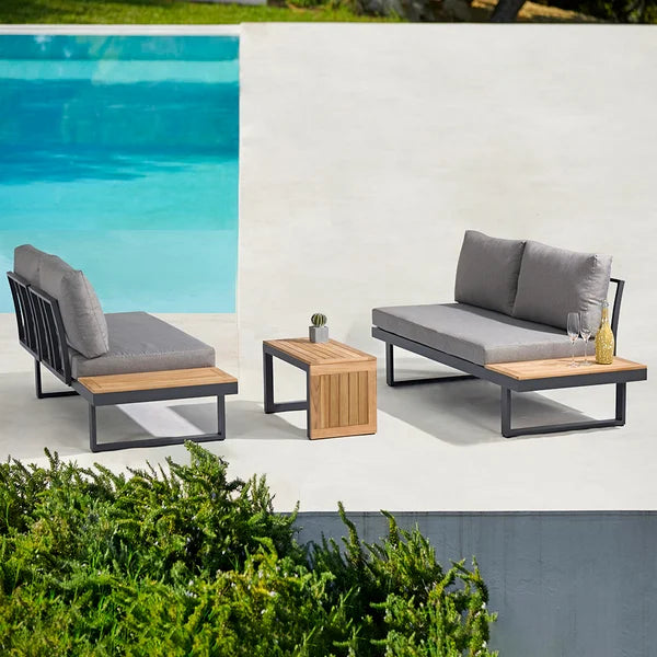 Serena's 3-Piece Sectional Outdoor Sofa Set