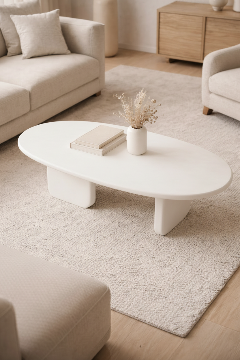 Solid Coffee Table Concrete