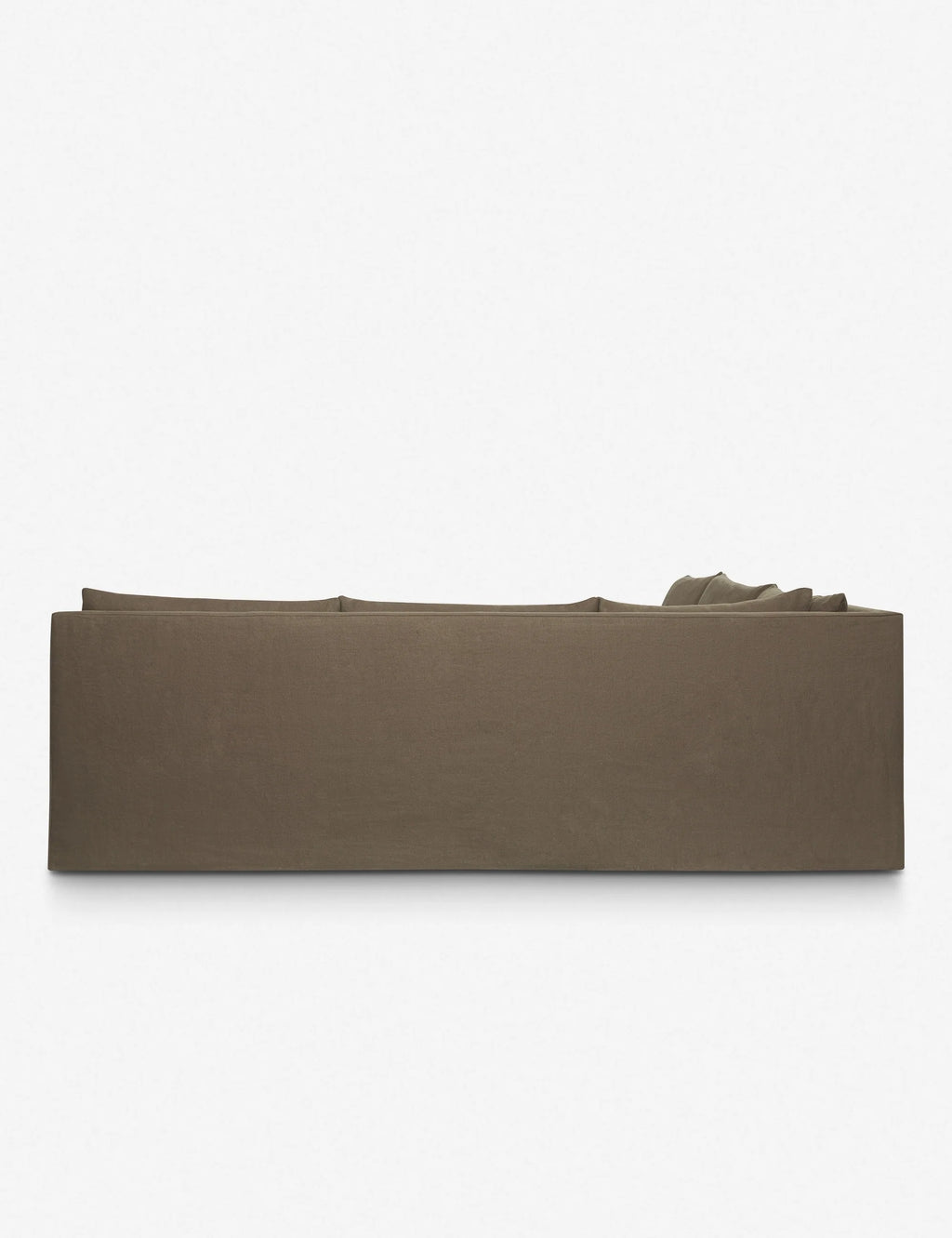 Back view of Yuri Corner Sectional Sofa