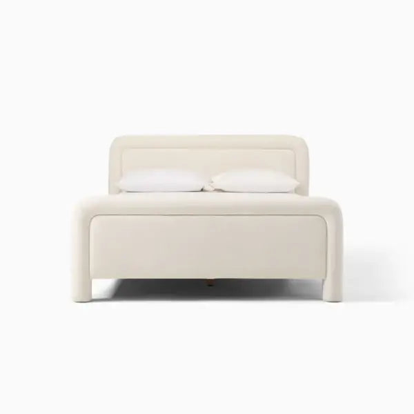 Front view of Zerin Bed Frame in plain studio setting.