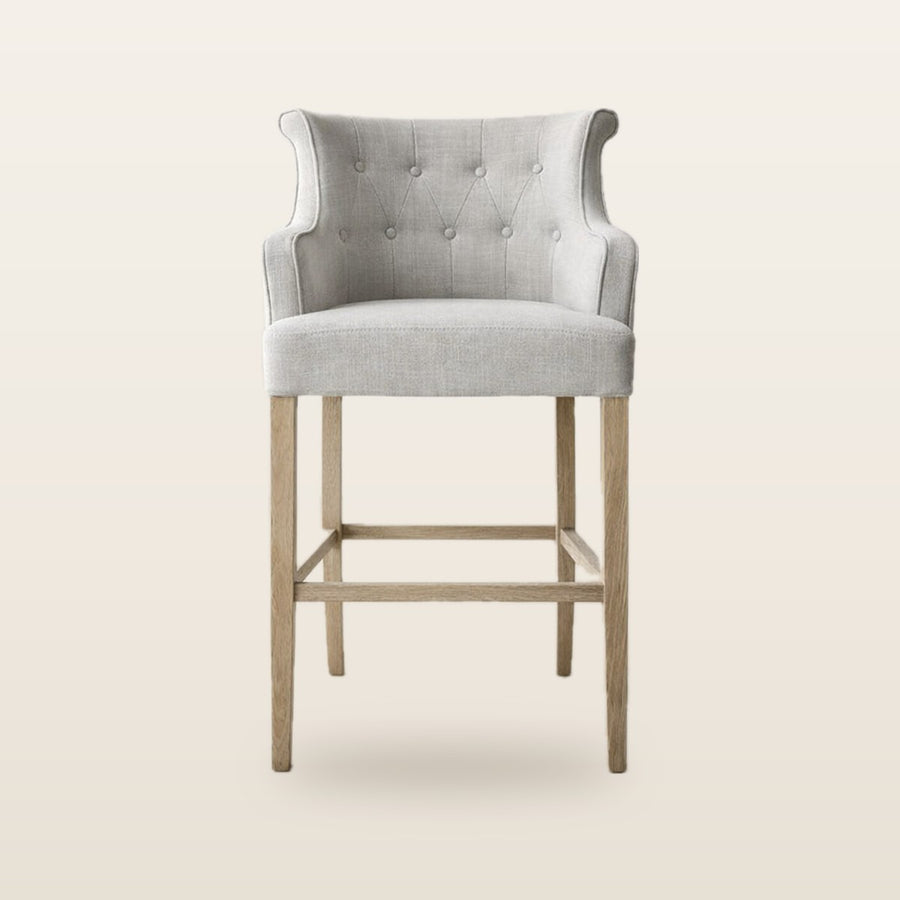 Abdul Wood Barstool