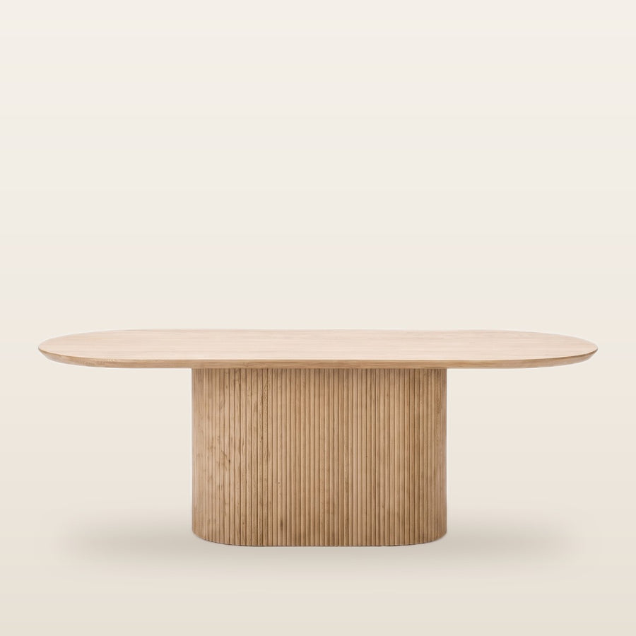 Asta Natural Oval Dining Table (5 Sizes)