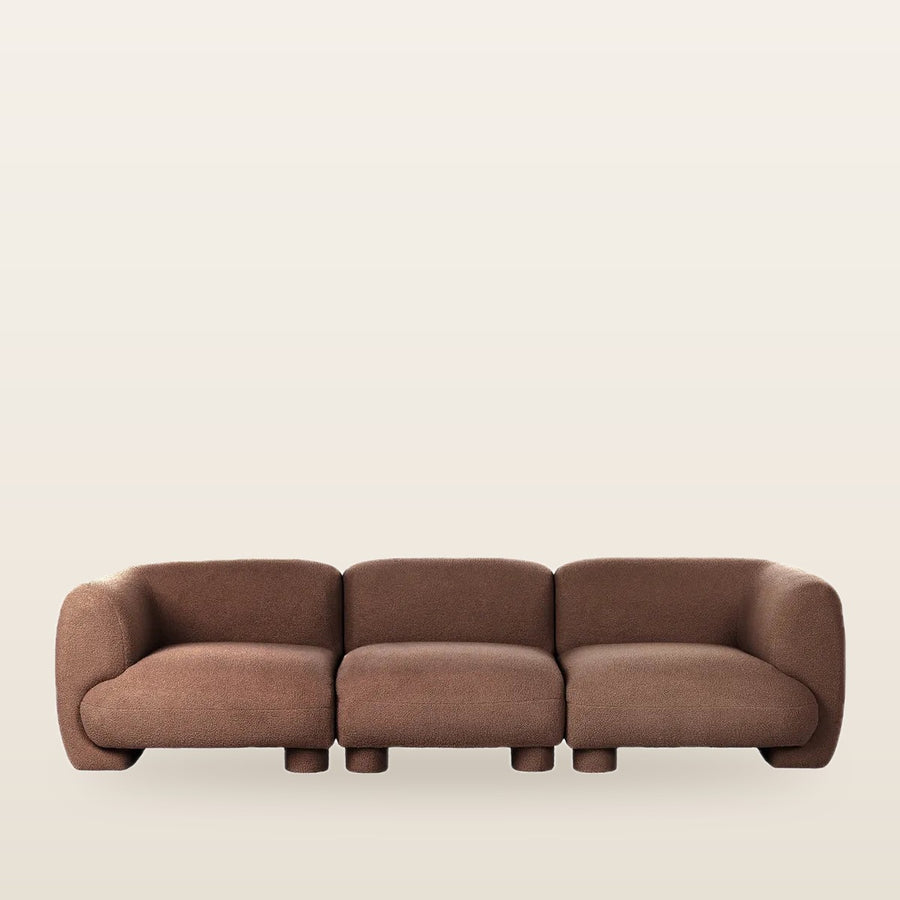 Boucle Modern 3 Seater Sofa