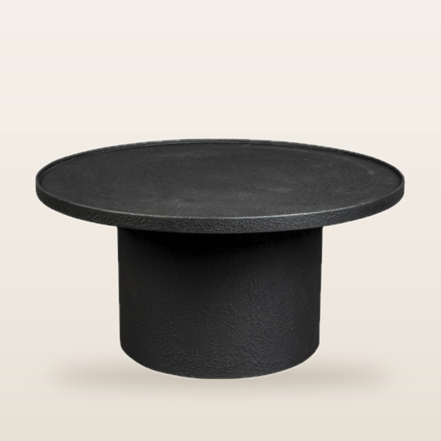 Jakob Concrete Black Coffee Table