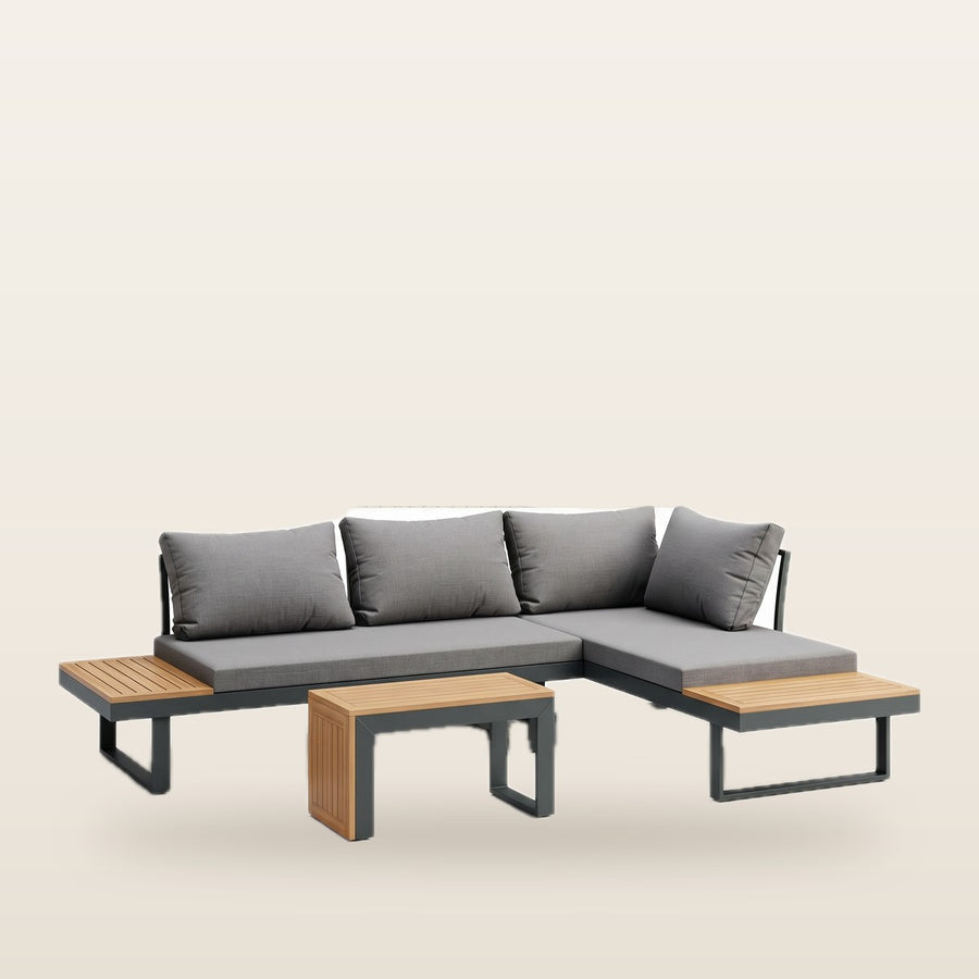 Serena's 3-Piece Sectional Outdoor Sofa Set