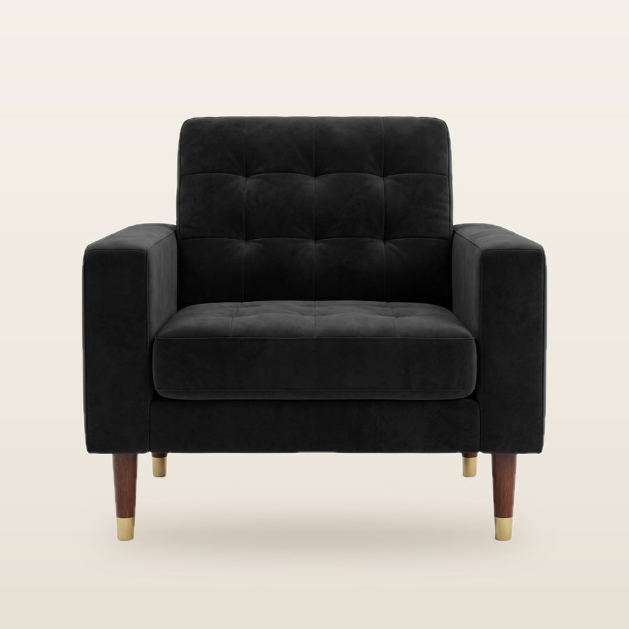 VelvetGlow Armchair